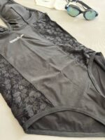 مایو زنانه مدل speedo طرح دار توری - Image 3