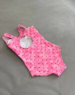 مایو زنانه مدل speedo پشت قهرمانی طرح دار صورتی هندوانه - Image 2