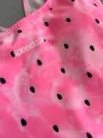 مایو زنانه مدل speedo پشت قهرمانی طرح دار صورتی هندوانه - Image 3